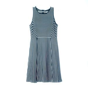 Black and White Classic A-Line Dress - Size 8